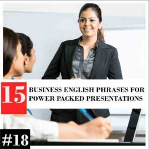 Business English Phrases for Power Packed Presentations